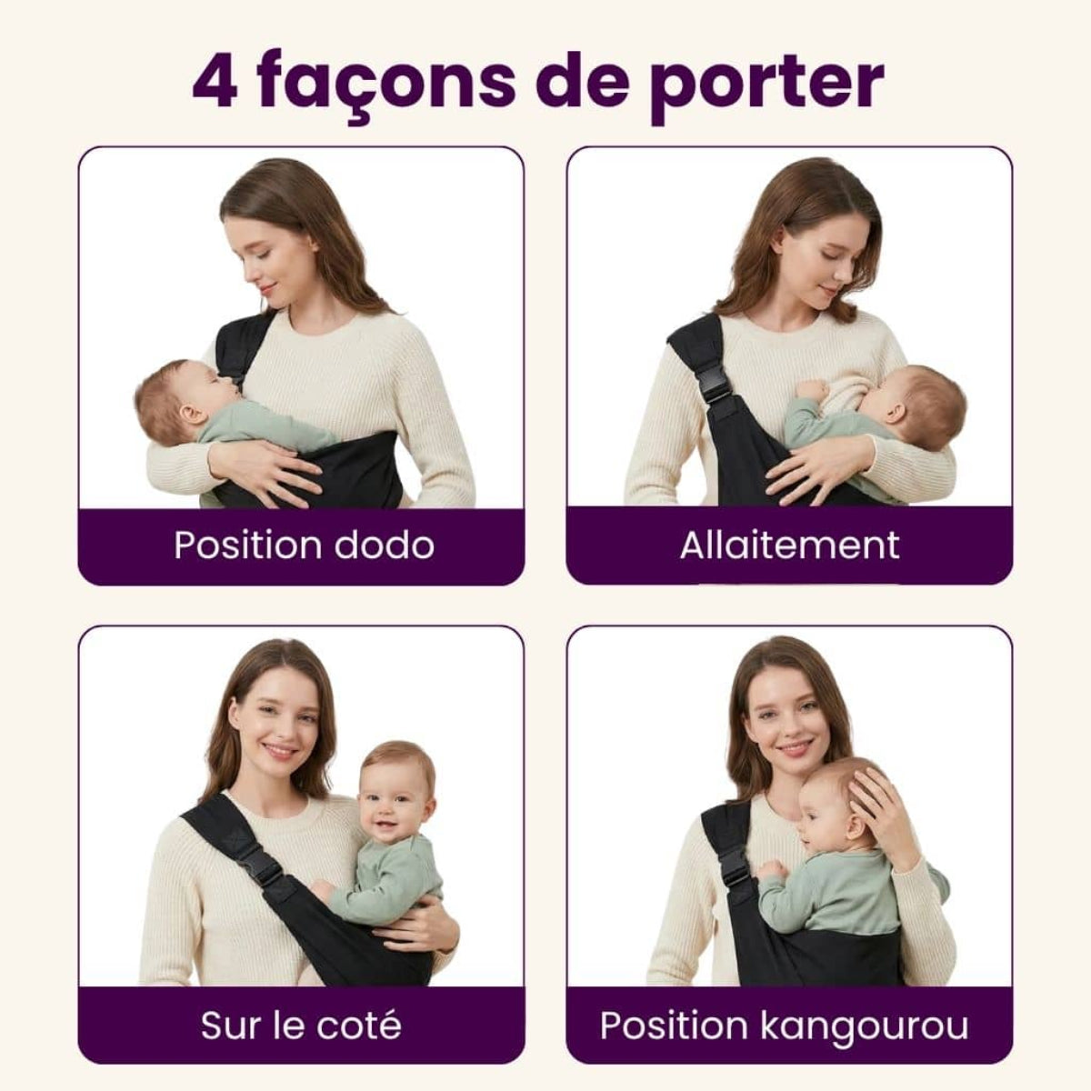 Porte-Bébé Ergonomique - Raussa™