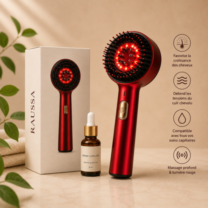 Brosse Massante LED – Le Stimulateur Raussa