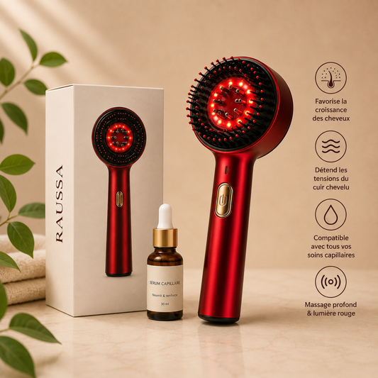 Brosse Massante LED – Le Stimulateur Raussa